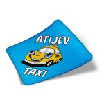 Nalepka za avto atijev taxi modra