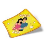 Nosečnost nalepka za avto rumena