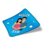 Nosečnost nalepka za avto modra