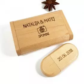 Graviranje na USB ključek personalizirana darila