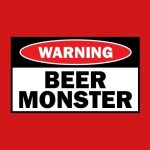 Warning Beer Monster, majica - slika 2