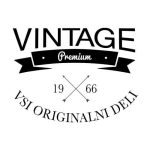 Vintage Premium 1966, majica za rojstni dan z lastno letnico - slika 2