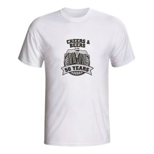 Cheers & Beers to my 50 years, majica