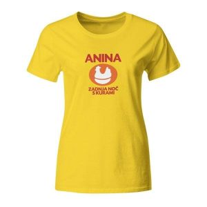 Zadnja noč s kurami, majica za dekliščino