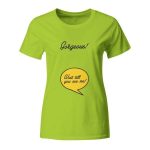 Gorgeous. Wait till you see me! T-SHIRT nosečniška majica