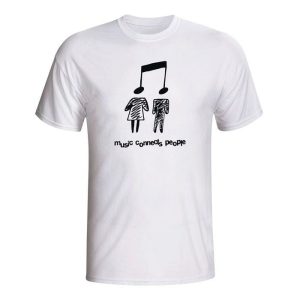 Music connects people, majica