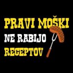 Pravi moški ne rabijo receptov, majica - slika 2