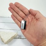 Ogrlica z imenom, kovinska z lasersko gravuro - slika 2
