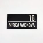 Horizontalna hišna številka