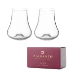 Kozarci za Whisky in rum Auris z gravuro, 2 kos - slika 2